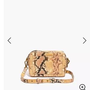 NWT Madewell Transport Snakeprint Camera Bag